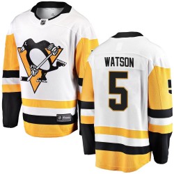 Bryan Watson Pittsburgh Penguins Youth Fanatics Branded White Breakaway Away Jersey