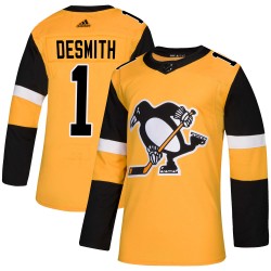 Casey DeSmith Pittsburgh Penguins Youth Adidas Authentic Gold Alternate Jersey