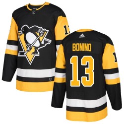 Nick Bonino Pittsburgh Penguins Men's Adidas Authentic Black Home Jersey