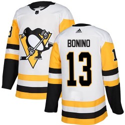 Nick Bonino Pittsburgh Penguins Youth Adidas Authentic White Away Jersey