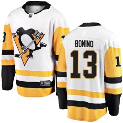 Nick Bonino Pittsburgh Penguins Youth Fanatics Branded White Breakaway Away Jersey